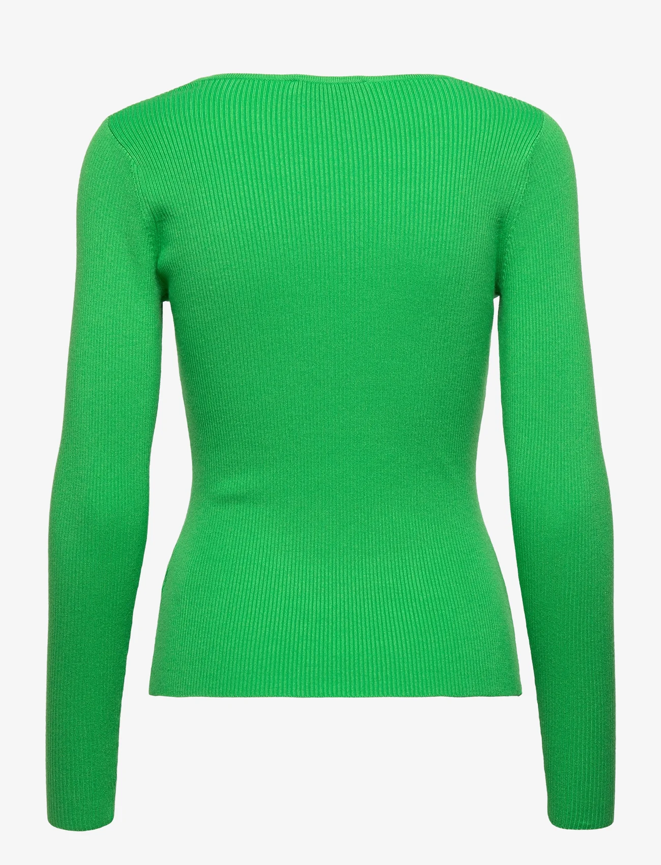 Coster Copenhagen - Knit with long sleeves and squared - džemperi - high green - 1