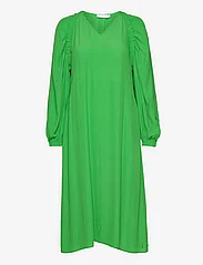 Coster Copenhagen - Long dress in acetate - midi kjoler - high green - 0