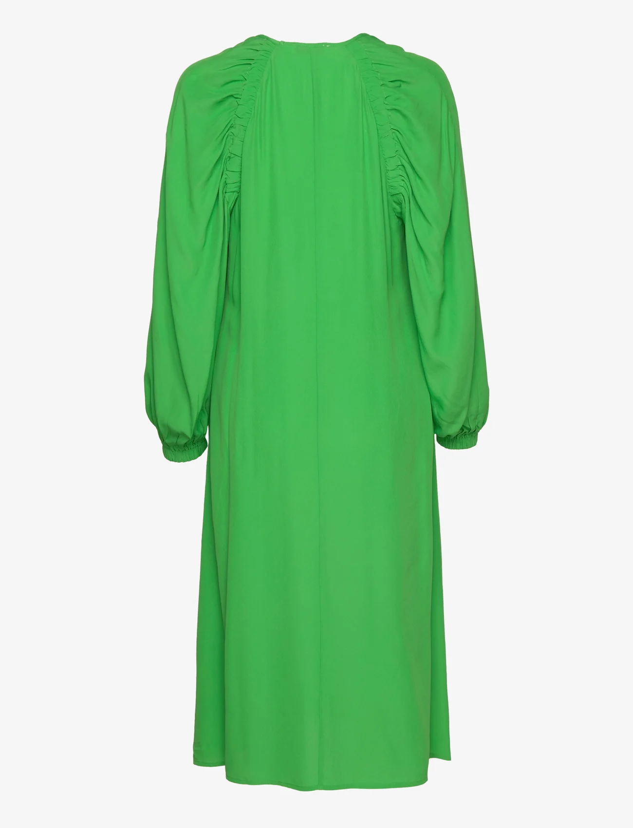 Coster Copenhagen - Long dress in acetate - midi kjoler - high green - 1