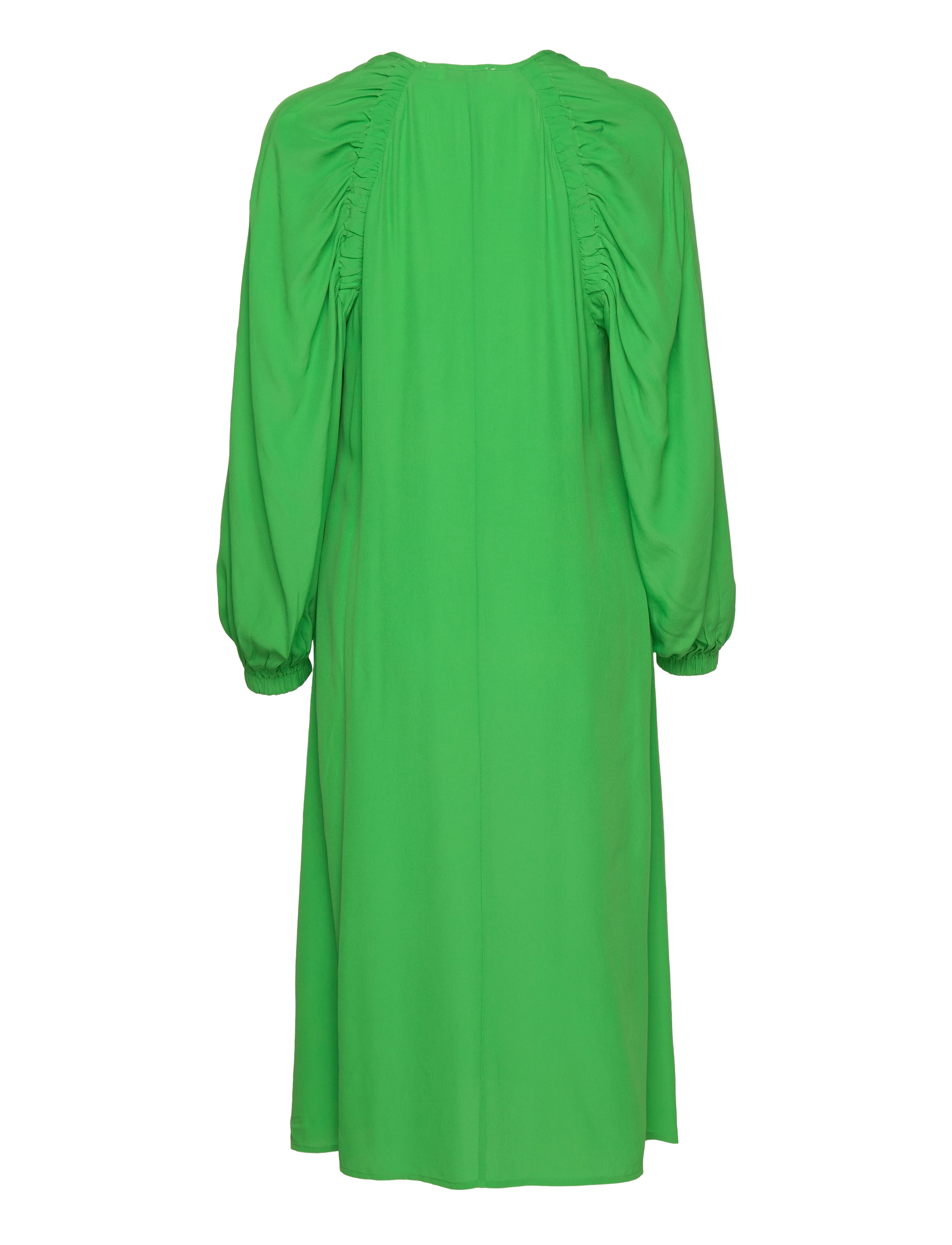 Coster Copenhagen - Long dress in acetate - midi kjoler - high green - 1