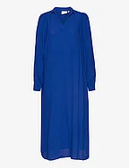 Dress with wide sleeves - ELECTRIC BLUE