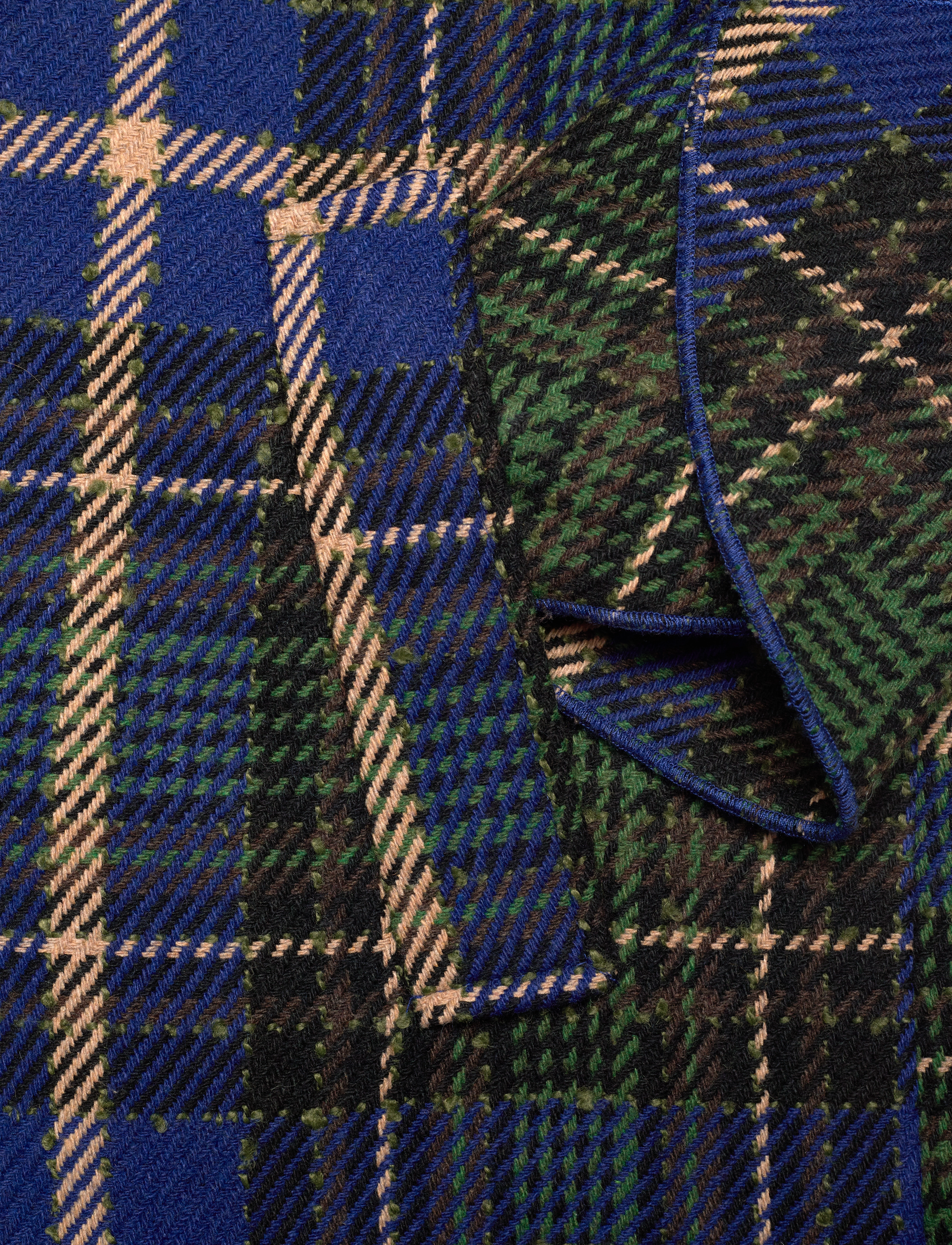 Coster Copenhagen - Coat with big checks - blue check - 3