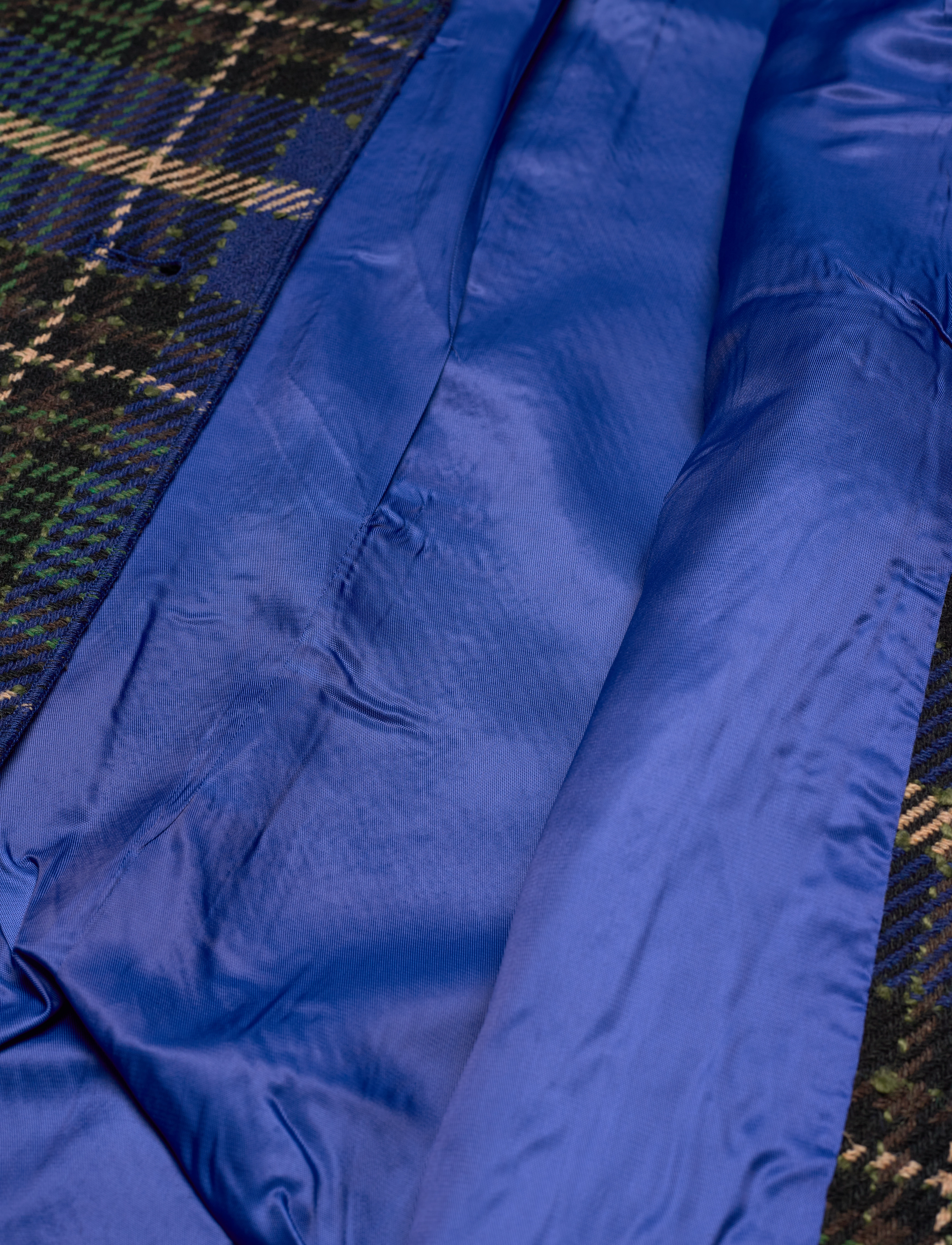 Coster Copenhagen - Coat with big checks - blue check - 4