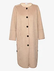 Coster Copenhagen - Coat with button detail - sand brown - 0