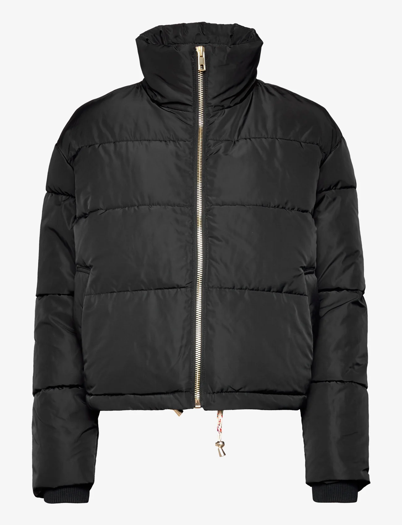 Coster Copenhagen - Short puffer jacket - Žieminės striukės - black - 0