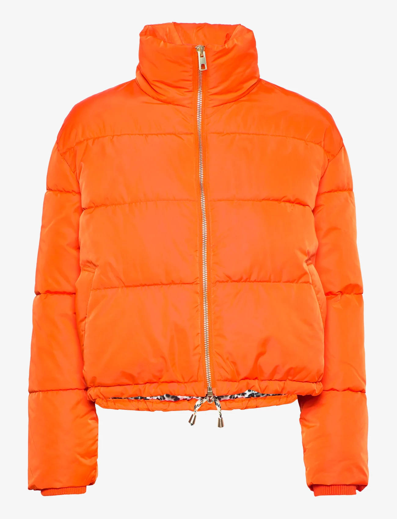 Coster Copenhagen - Short puffer jacket - vinterjakker - hot orange - 0