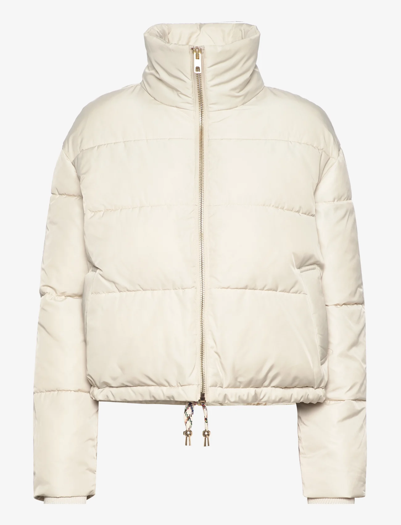 Coster Copenhagen - Short puffer jacket - dunjakker - light cream - 0