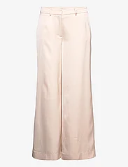 Coster Copenhagen - Pants with vide legs and press fold - juhlamuotia outlet-hintaan - light champagne - 0