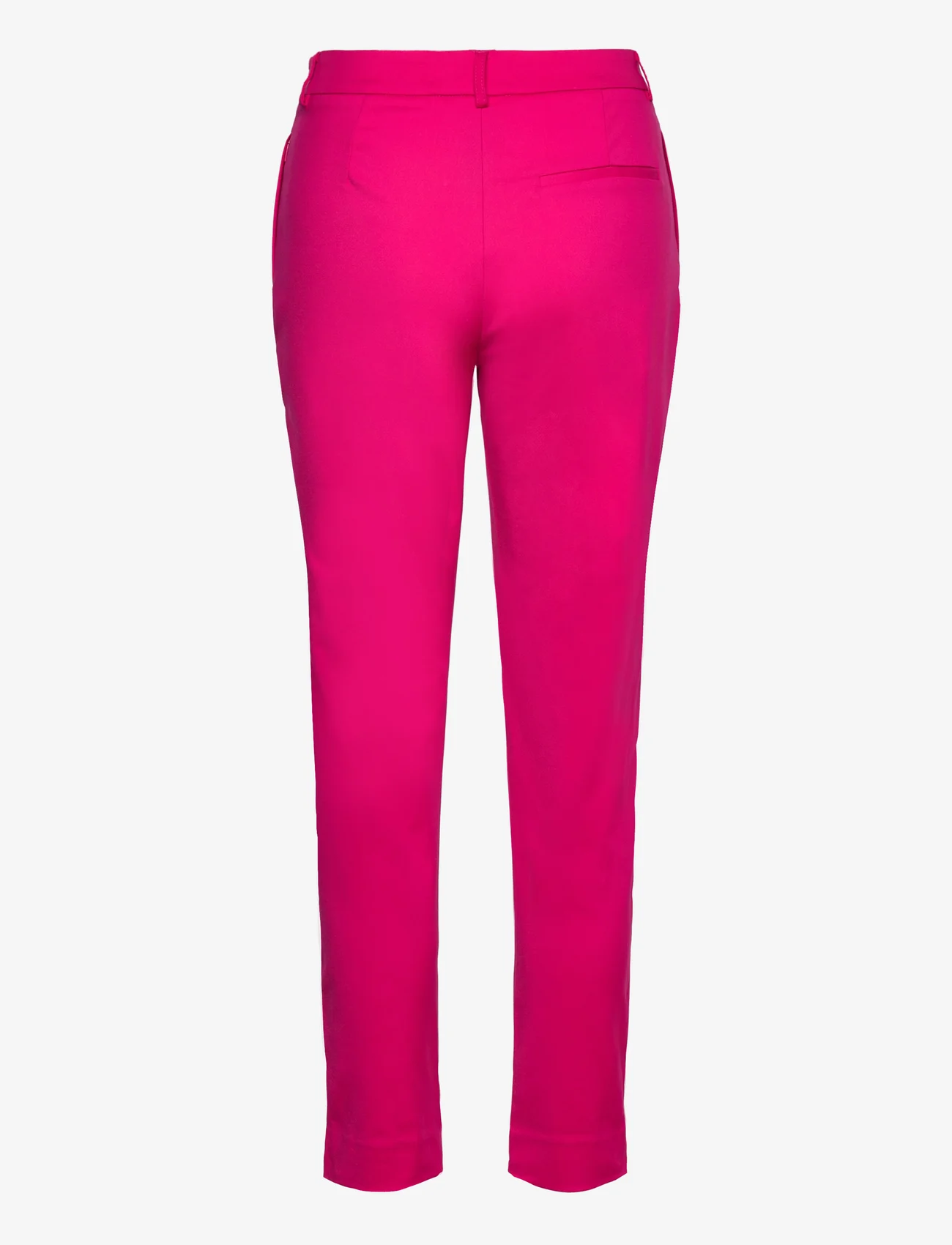 Coster Copenhagen - Tapered pants - Stella fit - taisna piegriezuma bikses - raspberry pink - 1