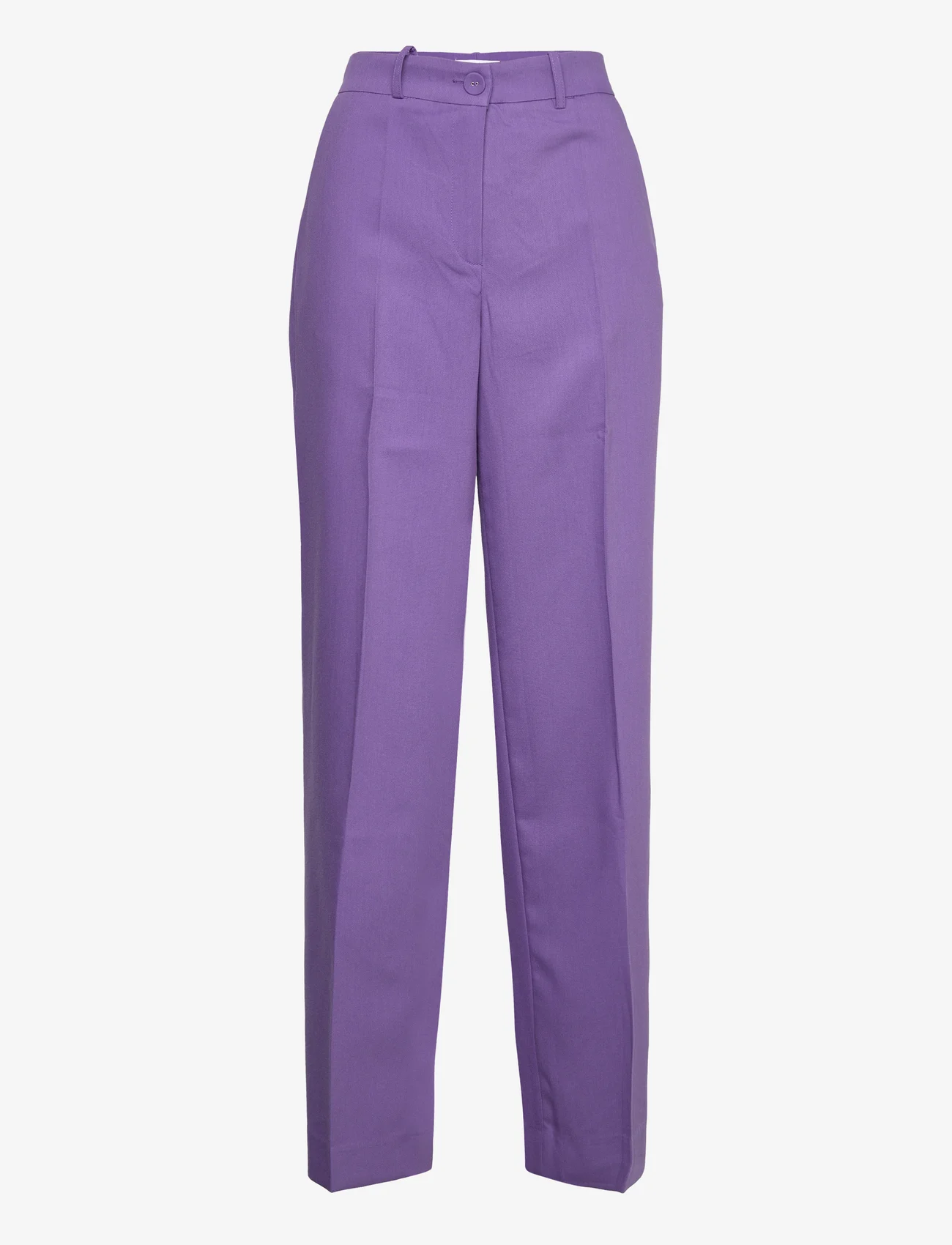 Coster Copenhagen - Pants with wide legs - Petra fit - wide leg trousers - warm purple - 0