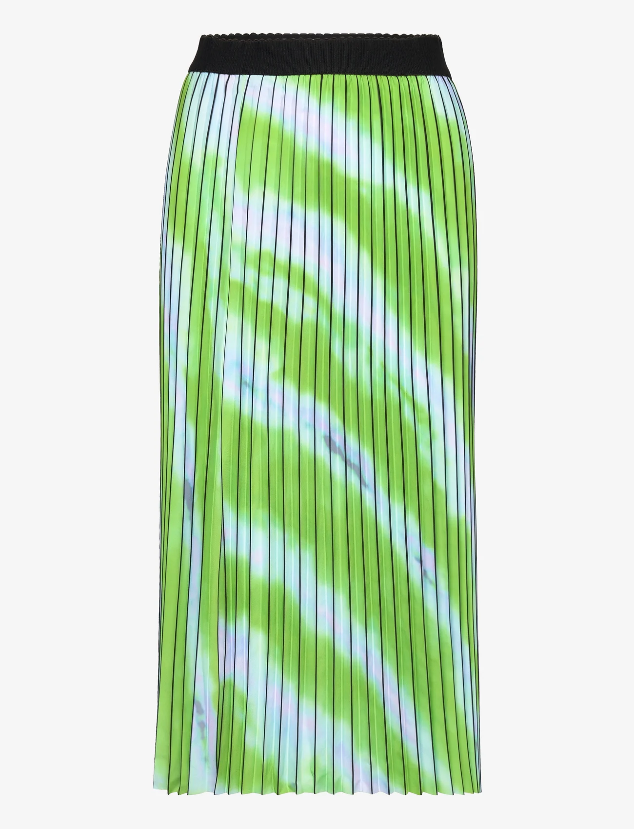Coster Copenhagen - Pleated skirt in faded stripe print - vidutinio ilgio sijonai - faded stripe print - 0