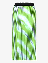 Coster Copenhagen - Pleated skirt in faded stripe print - vidutinio ilgio sijonai - faded stripe print - 0