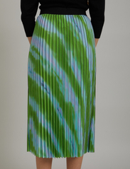 Coster Copenhagen - Pleated skirt in faded stripe print - midi skirts - faded stripe print - 3