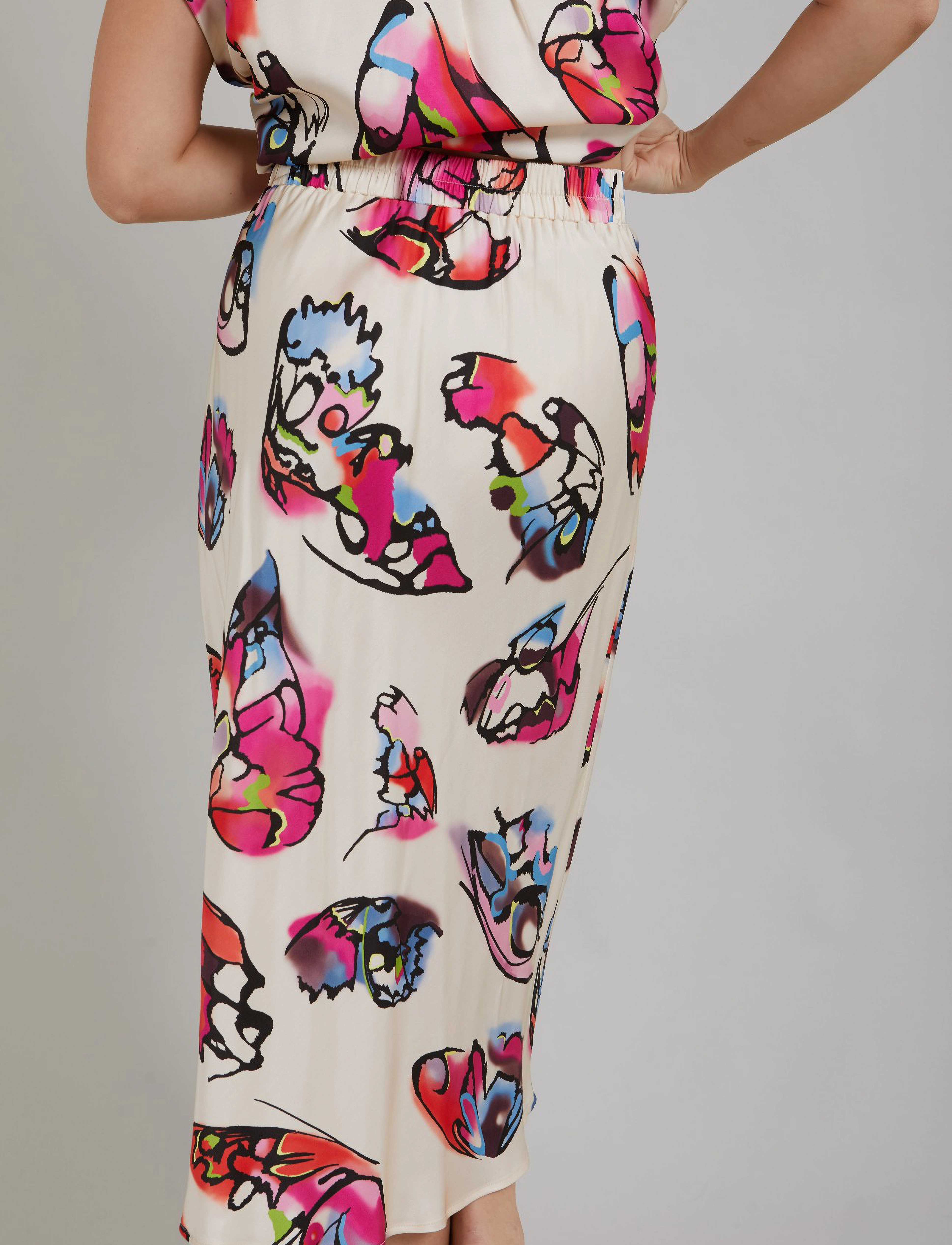 Coster Copenhagen - Skirt in butterfly print - butterfly print - 3