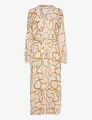 Coster Copenhagen - Long shirt dress in chain print - maxi dresses - chain print - 0