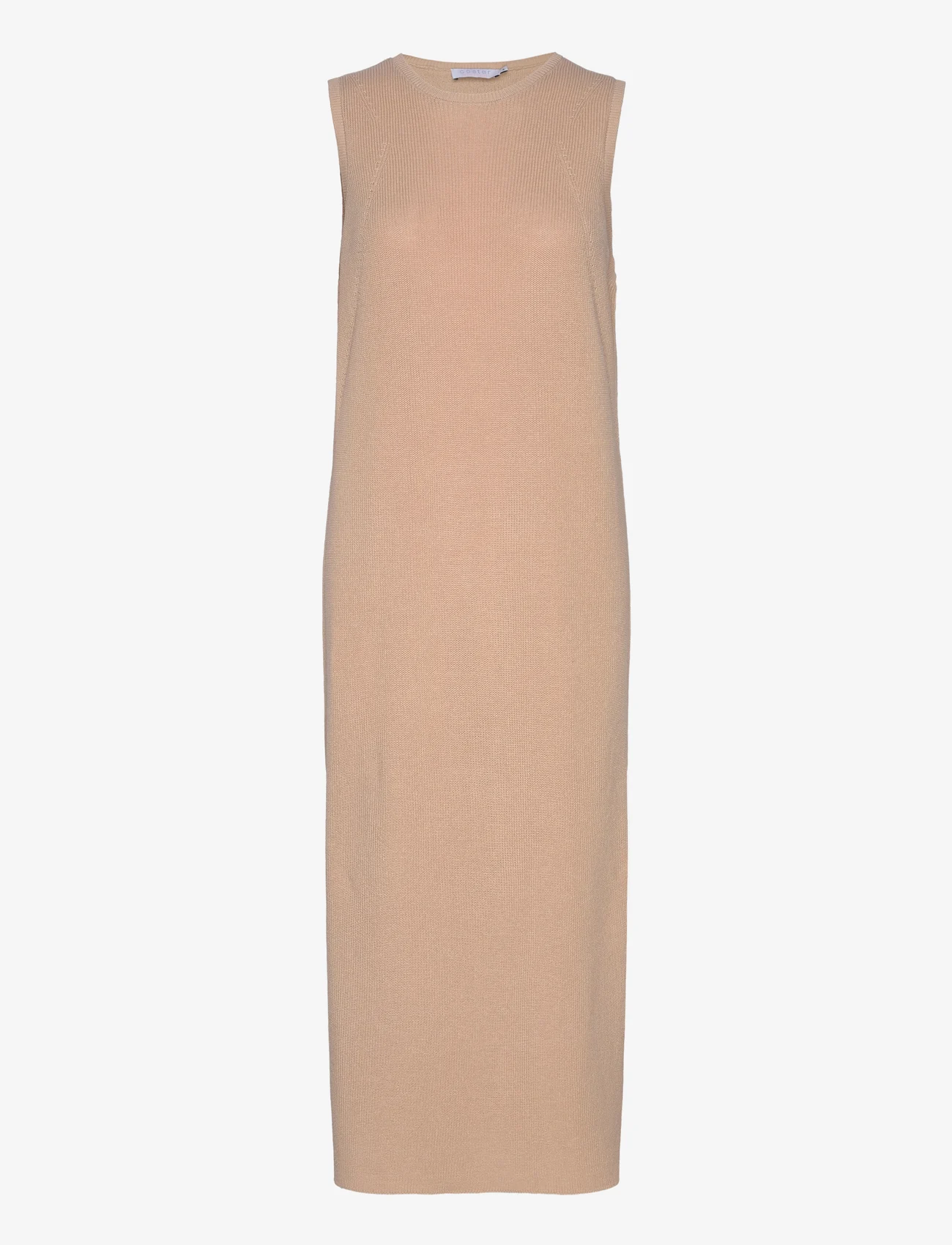 Coster Copenhagen - Long knitted dress - gebreide jurken - light sand - 0