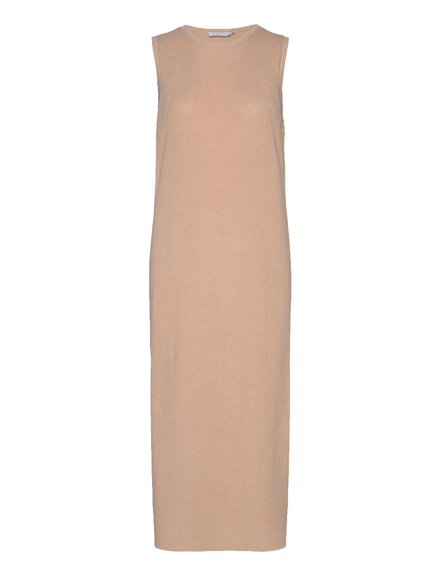 Coster Copenhagen - Long knitted dress - strickkleider - light sand - 0