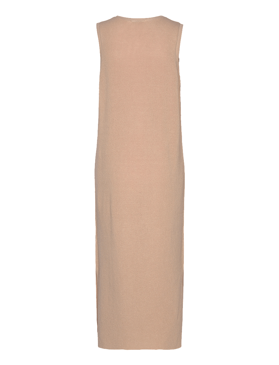Coster Copenhagen - Long knitted dress - strickkleider - light sand - 1