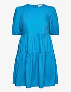 Short dress with open back - BLUE LAGUNE