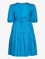 Coster Copenhagen - Short dress with open back - festklær til outlet-priser - blue lagune - 1