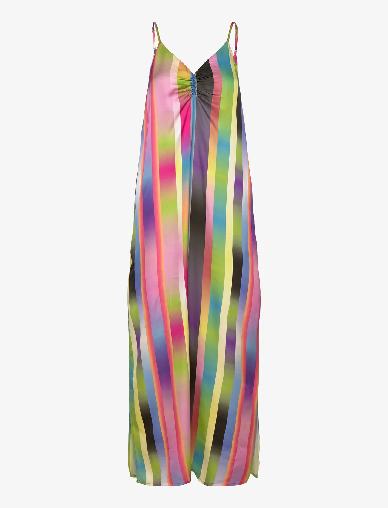 Coster Copenhagen - Slip dress in Faded stripe print - schlupfkleider - faded stripe print - 0