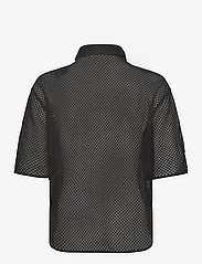 Coster Copenhagen - Mesh shirt - kurzärmlige hemden - black - 1