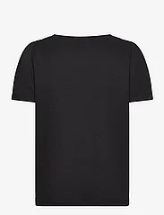Coster Copenhagen - T-shirt with pleats - mažiausios kainos - black - 1