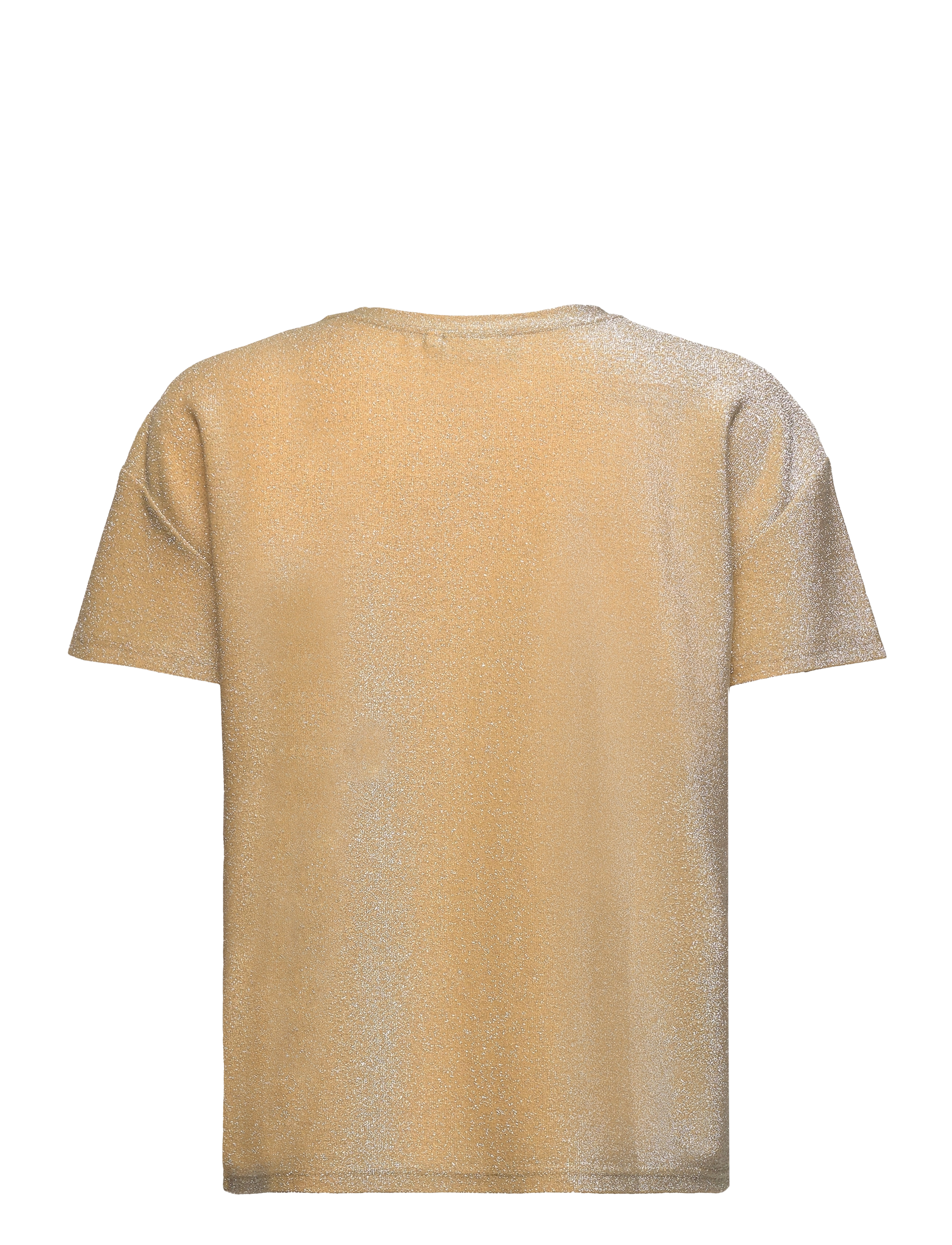 Coster Copenhagen - Shimmer tee in lurex jersey - laveste priser - gold shimmer - 1