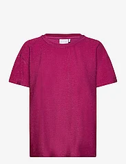Coster Copenhagen - Shimmer tee in lurex jersey - t-krekli - pink shimmer - 0