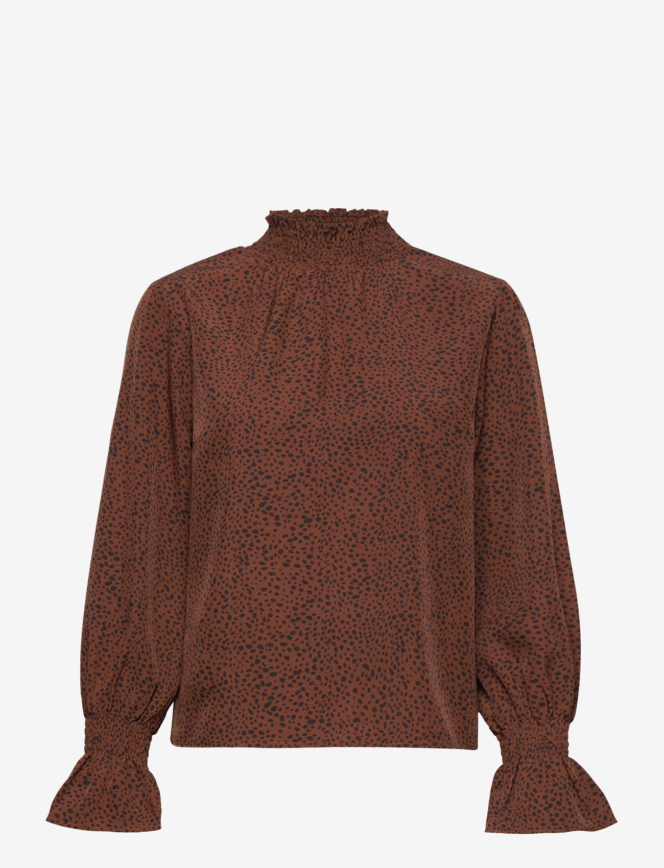 Coster Copenhagen - Smock blouse - pikkade varrukatega pluusid - dark leo print - 0
