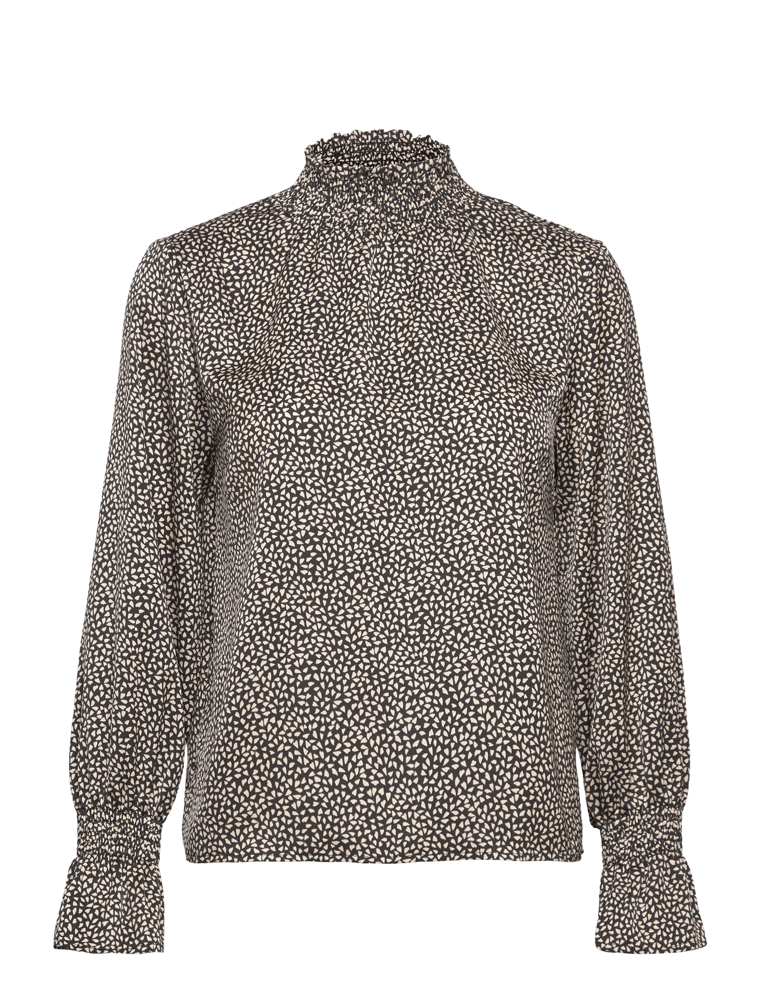 COSTER COPENHAGEN Smock Bluse Schwarz - 38 - Damen