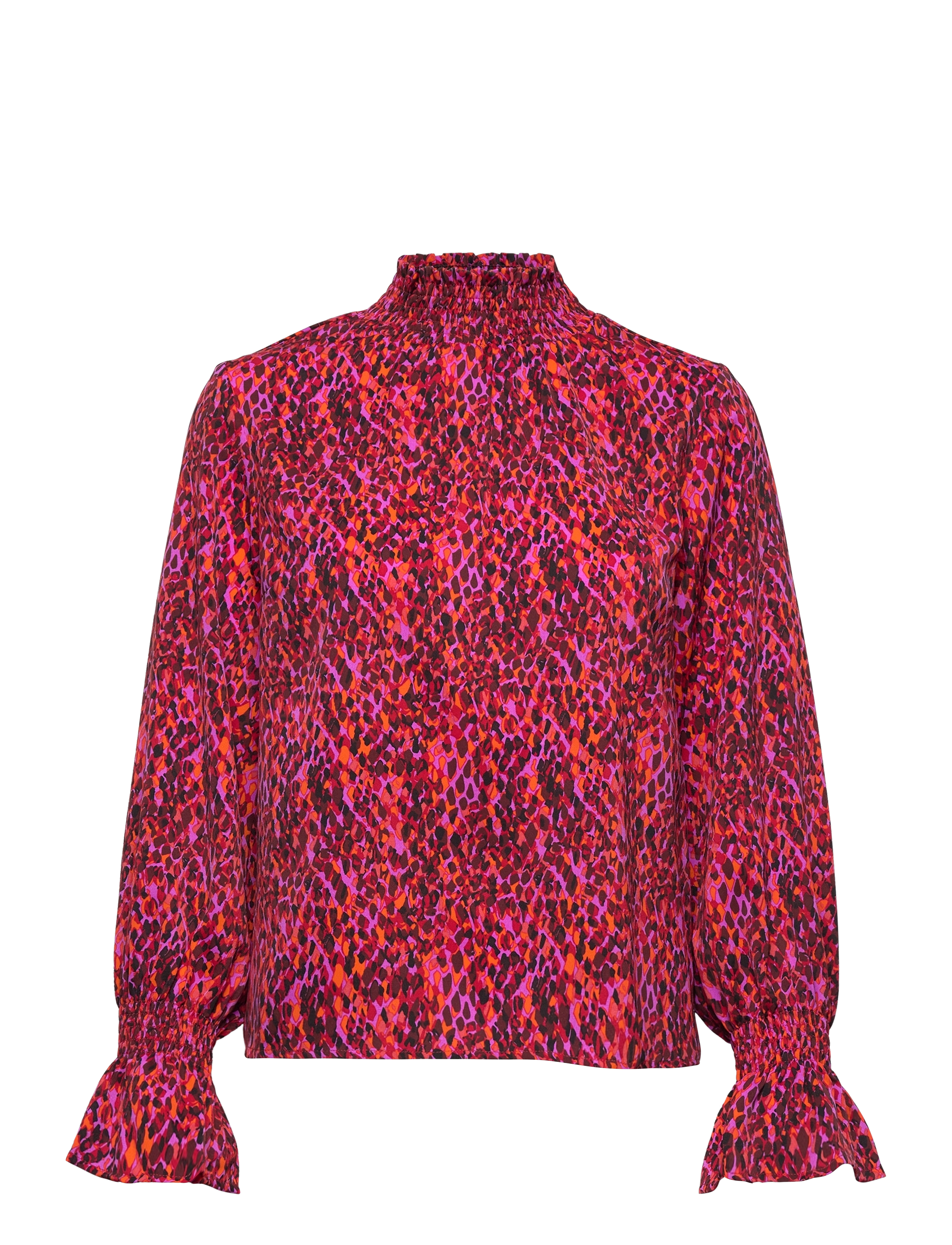 Coster Copenhagen Smock Blouse, Kvinder, Smock Bluse, Rød, Str: 36