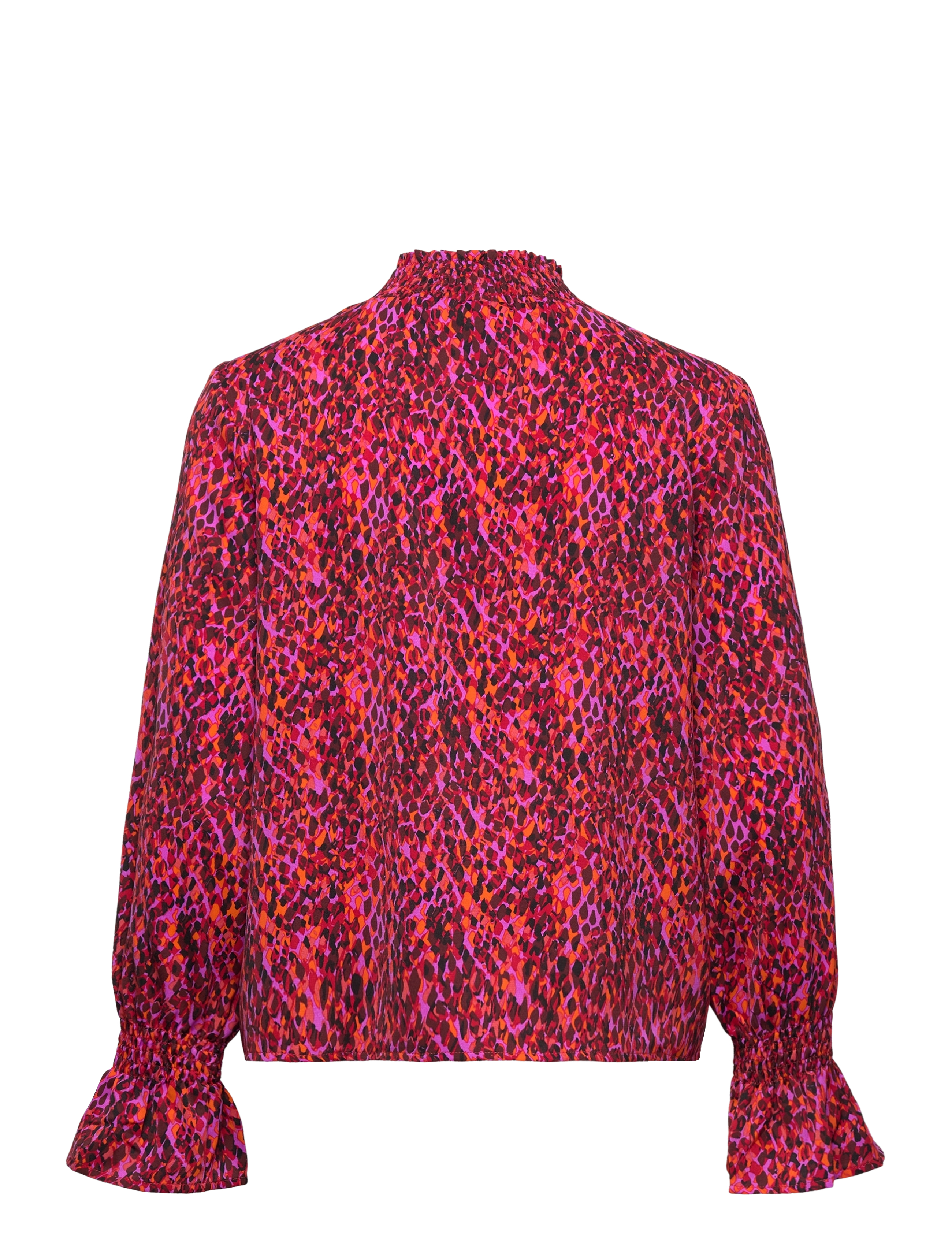 Coster Copenhagen - Smock blouse - langärmlige blusen - japanese waves red - 1