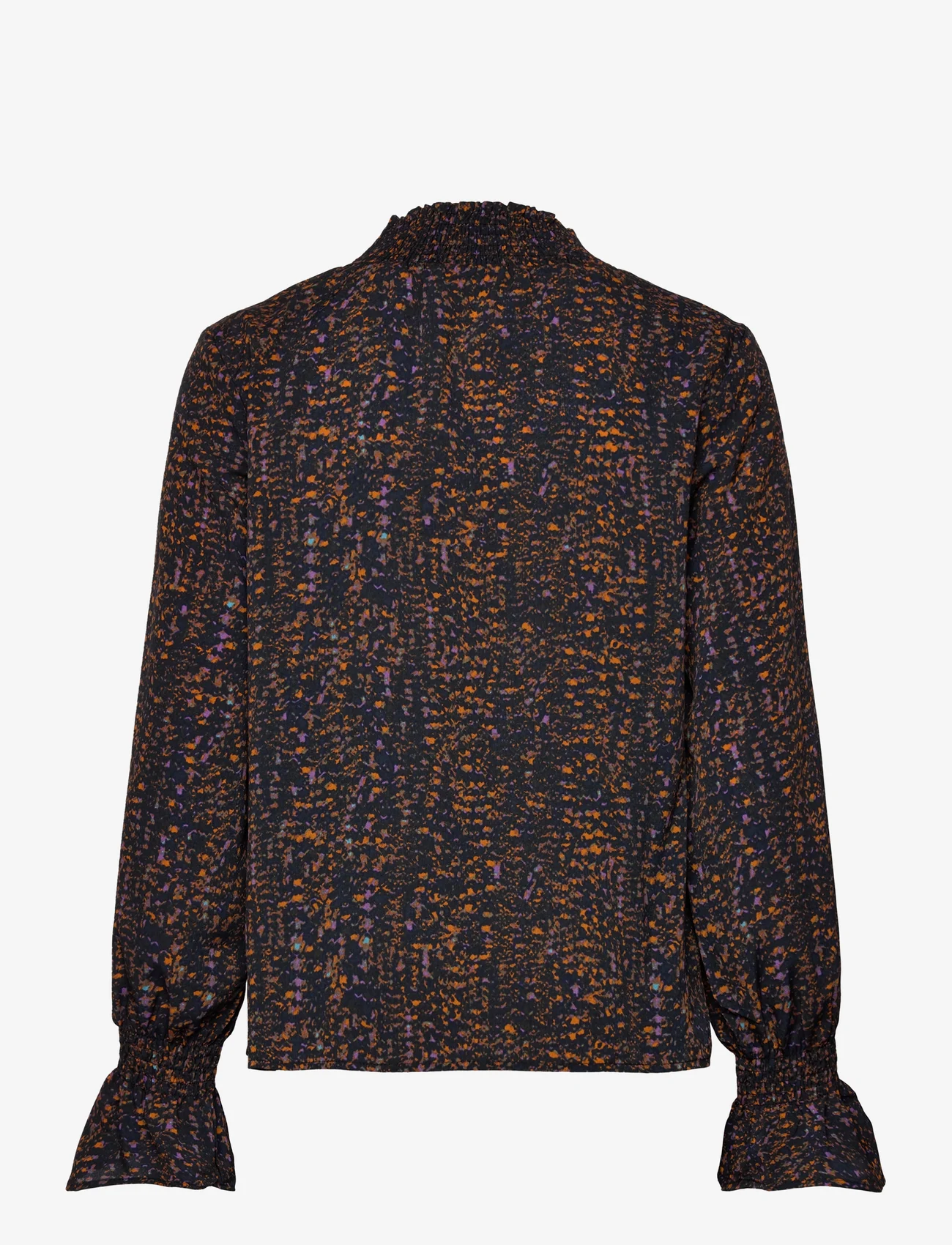 Coster Copenhagen - Smock blouse - blūzes ar garām piedurknēm - splash print black - 1