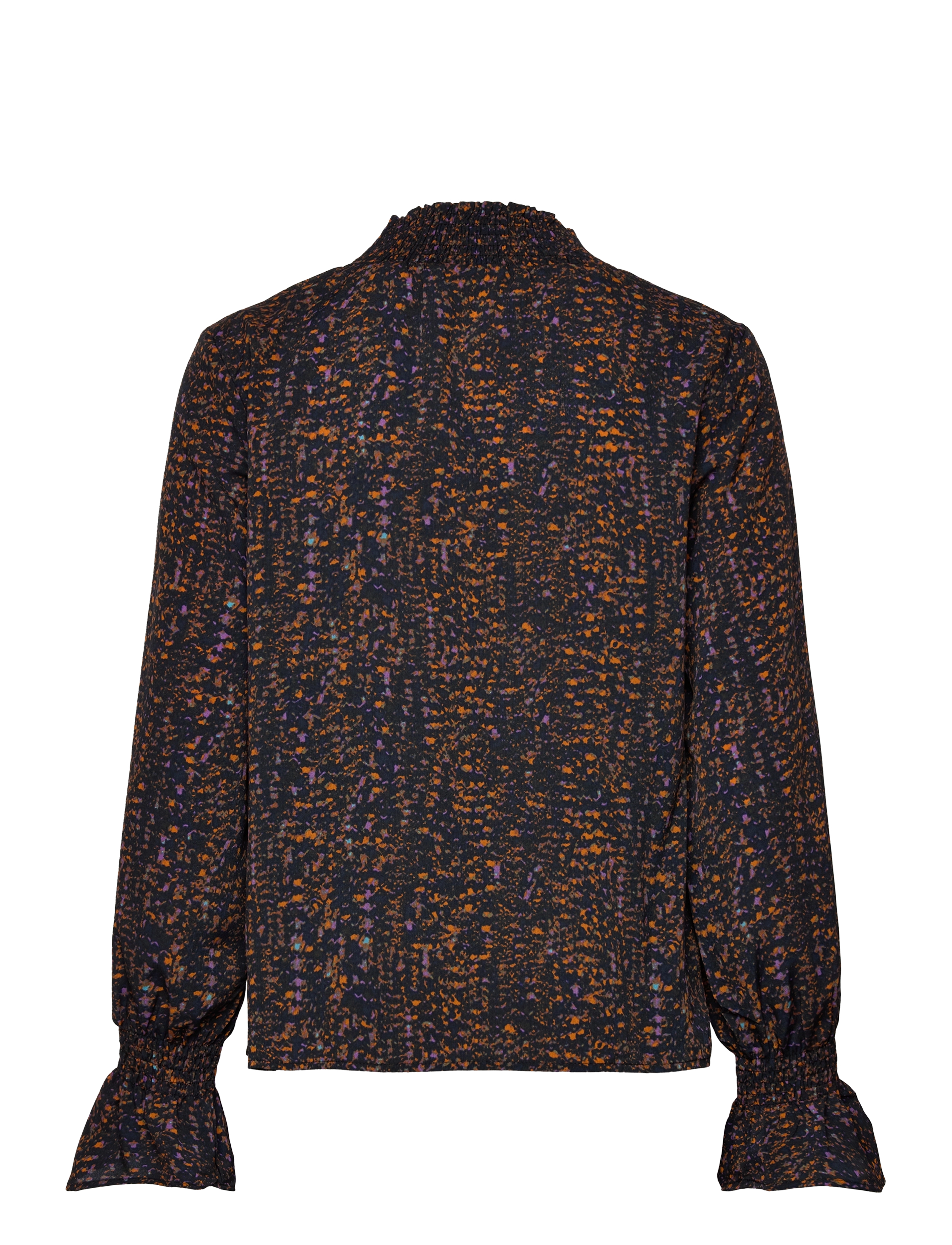 Coster Copenhagen - Smock blouse - långärmade blusar - splash print black - 1