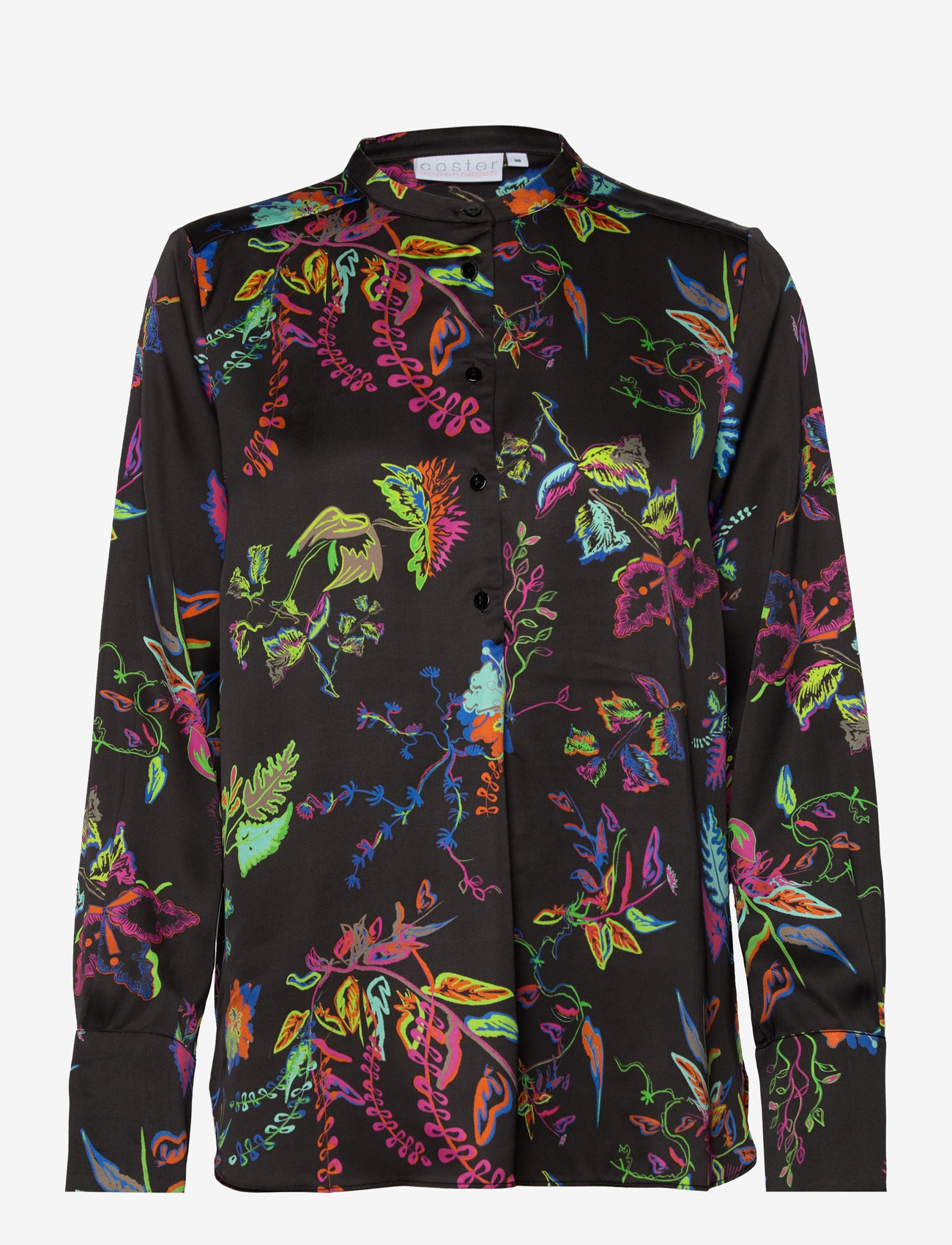Coster Copenhagen - Shirt in Glow print - langärmlige hemden - glow print - 0