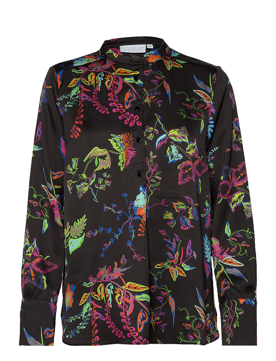 Coster Copenhagen - Shirt in Glow print - langärmlige hemden - glow print - 0