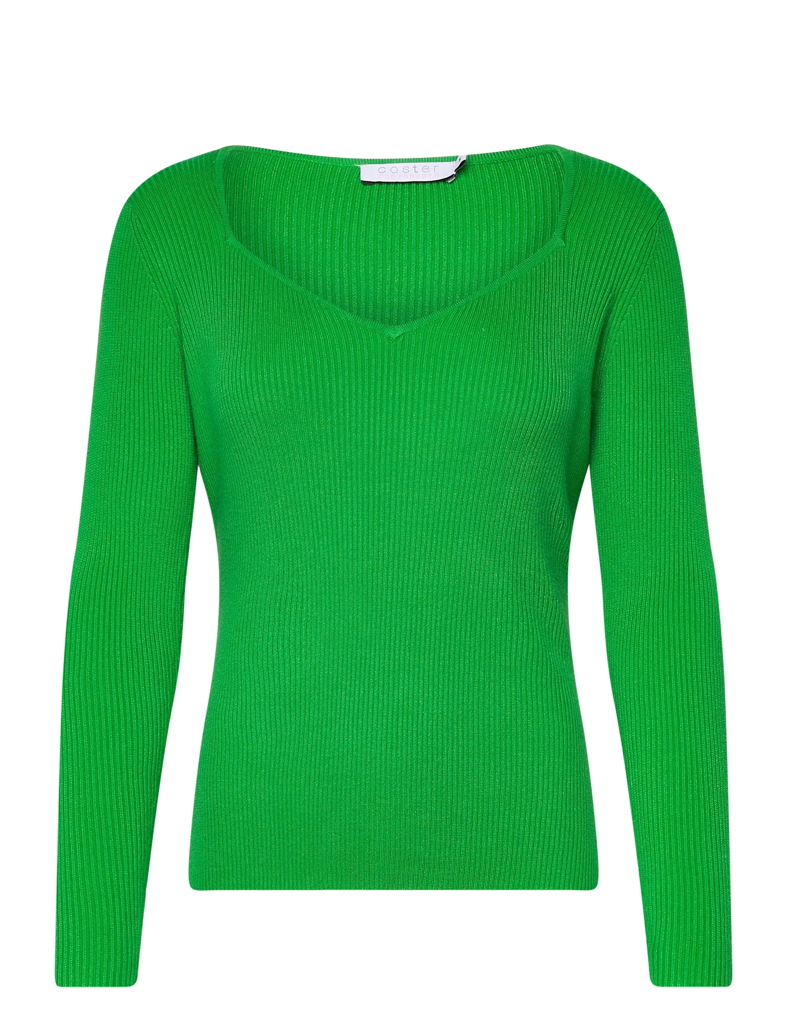 COSTER COPENHAGEN Knit With Heart Shape Neck Grün - XS - Damen