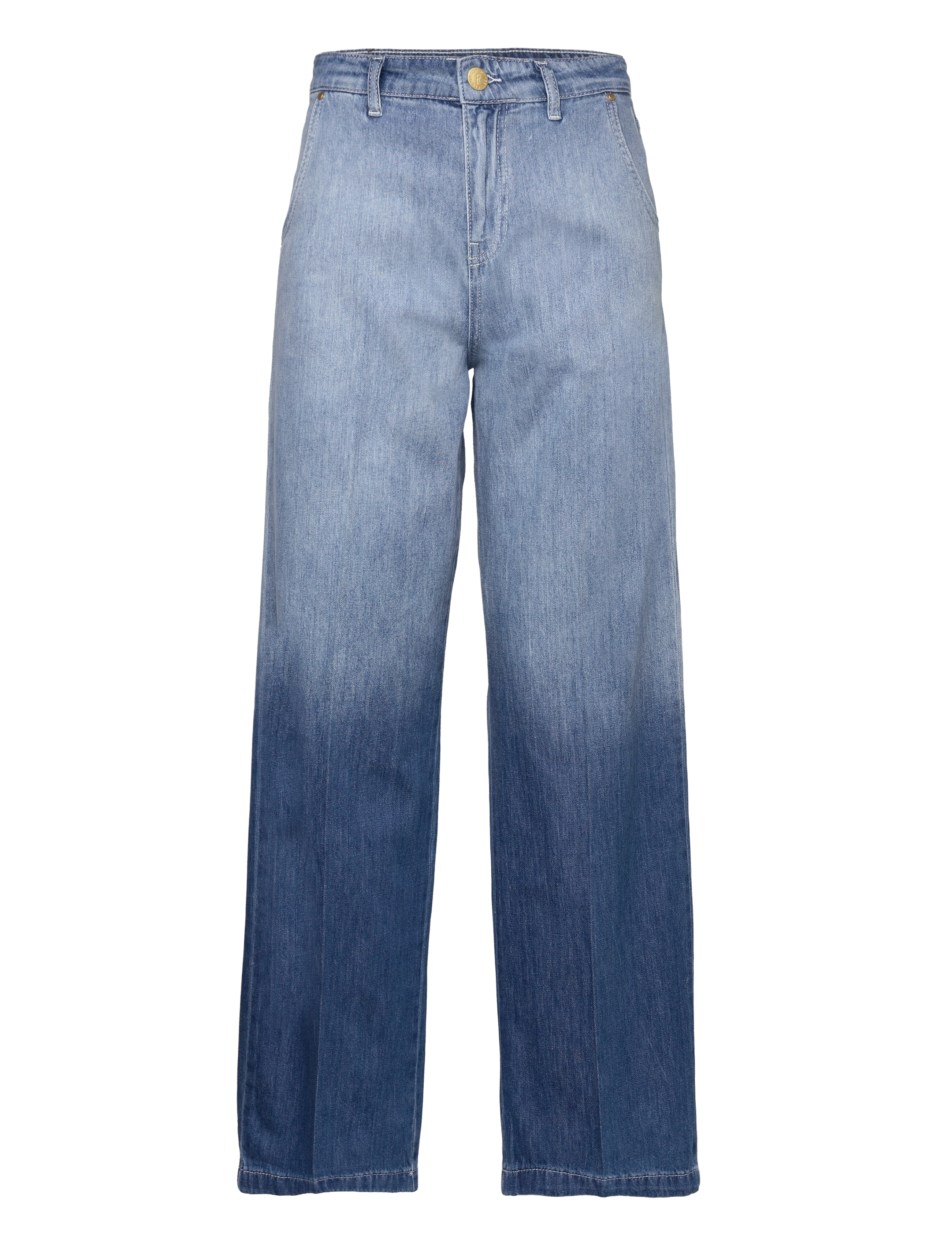 Coster Copenhagen Jeans With Wide Legs And Press Fold Petra Fit, 24, Jeans, Blau - Wide, Frauen