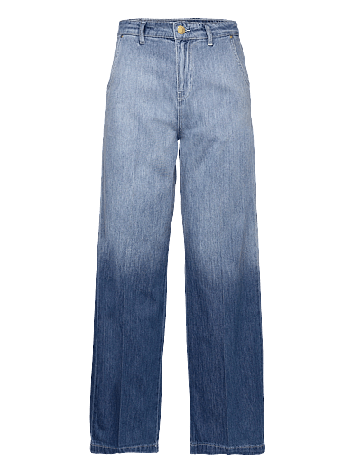 Coster Copenhagen Jeans with wide legs and press fold - Petra fit - Jeans - DENIM FADE / blue