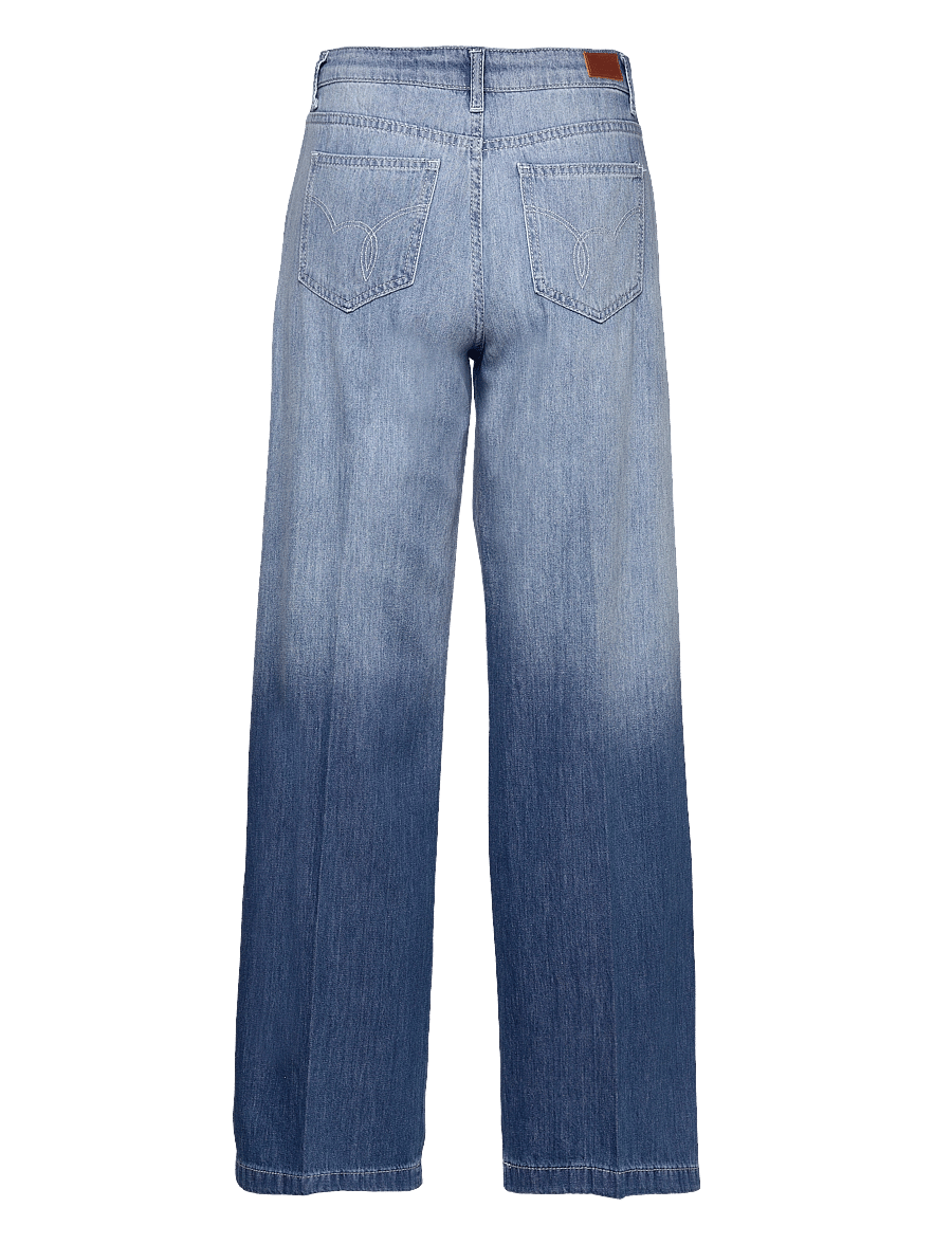 Coster Copenhagen - Jeans with wide legs and press fold - Petra fit - brede jeans - denim fade - 1