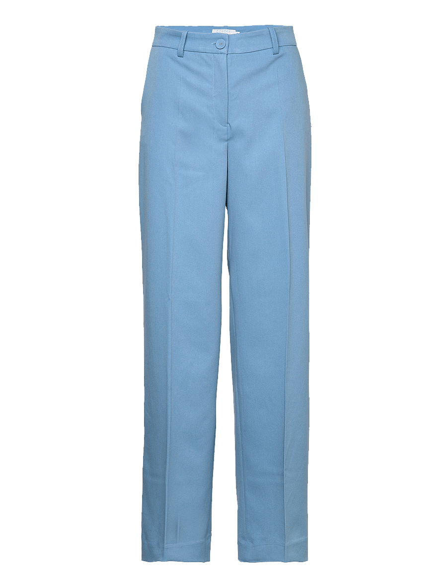 Coster Copenhagen - Pants with wide legs - Petra fit - pidulikud püksid - cool blue - 0