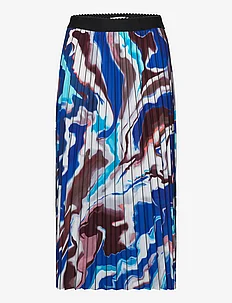 Plisse skirt with print, Coster Copenhagen