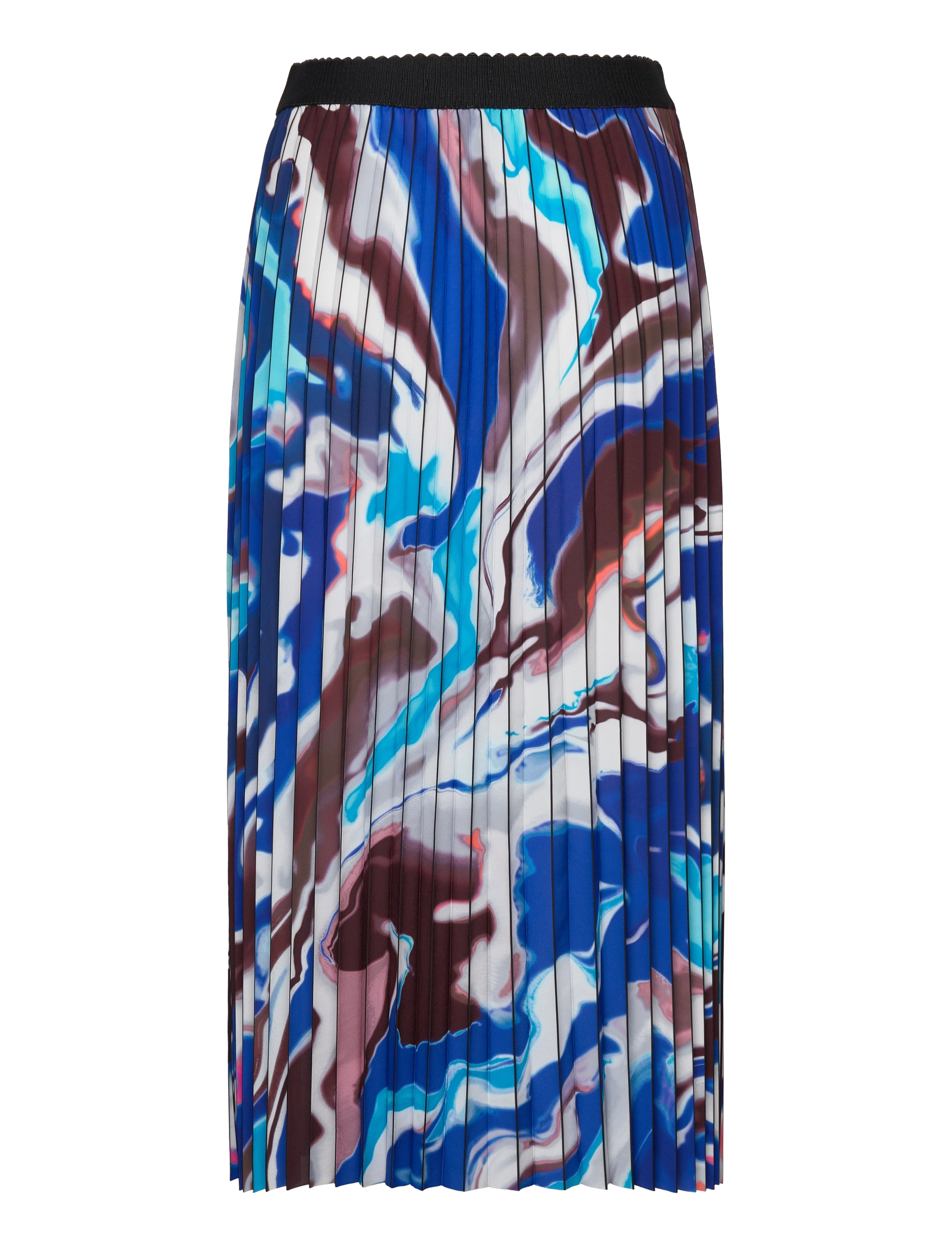 Coster Copenhagen - Plisse skirt with print - flow print - 1