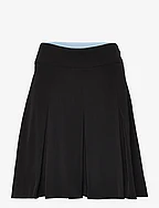 Pleated mini skirt - BLACK