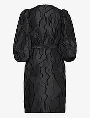 Coster Copenhagen - Wrap dress with balloon sleeves - vakarėlių drabužiai išparduotuvių kainomis - black - 1
