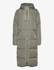 Coster Copenhagen - Long puffer jacket - winter jackets - ash green - 0