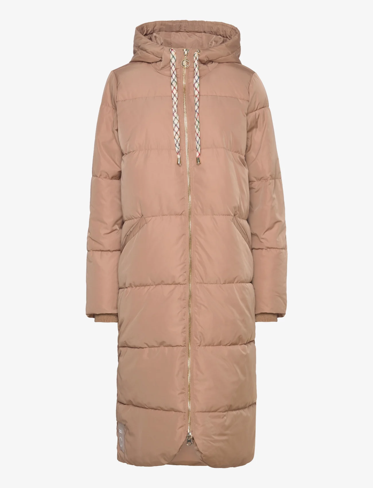 Coster Copenhagen - Long puffer jacket - winter jackets - cognac - 0