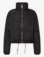 Short puffer jacket - BLACK