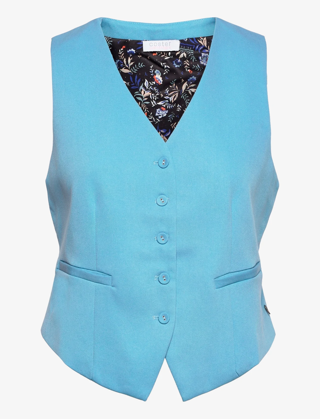 Coster Copenhagen - Short tailored vest - peoriided outlet-hindadega - cool blue - 0
